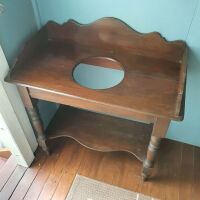 Antique Red Cedar Washstand - 2