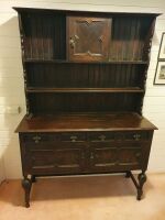 Classic Antique Oak Welsh Dresser C1890 Pegged Construction - 6