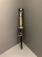 Decorative Cobra Head Short Bladed Sword - 2