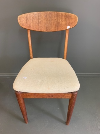Mid Century Dining Chair by Gronbech - Label to Base