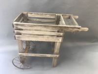 Vintage Timber Laundry Trolley