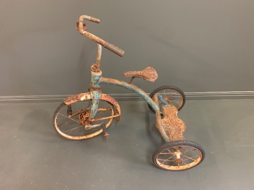 Vintage Pedal Tricycle - As Is - Rusty
