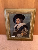 Gilt Framed Print - Laughing Cavalier