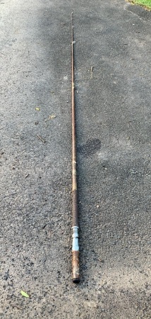 Vintage 1 Piece Beachcaster Fibreglass Fishing Rod