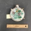 Antique Indian Pottery Perfume Flask. Hand Painted & Glazed - 2