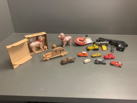 Asstd Lot of Toys inc. Tin + Die Cast Cars etc