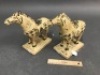 Pair of Archaic Style Contemporary Pottery Horses - 3