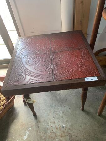 Tiled Lamp Table