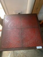 Tiled Lamp Table - 2