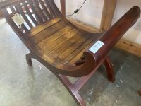 Single Balinese Teak Seat - 3