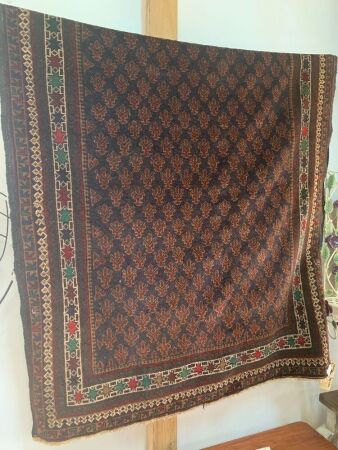 Hand Knotted Wool Baluchi Rug