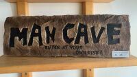 Moulded Mancave Sign