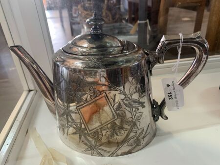 Victorian Britannia Metal Tea Pot