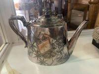 Victorian Britannia Metal Tea Pot - 2