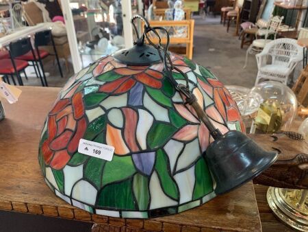 Floral Leadlight Lampshade