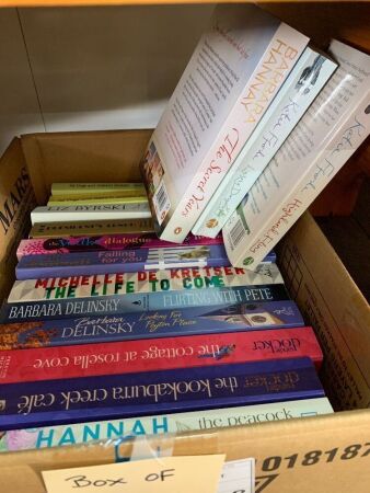 Asstd Box Lot of Novels