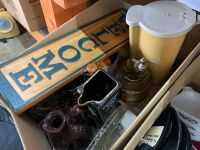 Asstd Lot 2 Boxes of Bric-A-Brac inc. Barware, Glass etc - 3