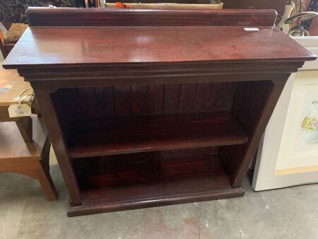 Vintage Low Timber Shelf Unit