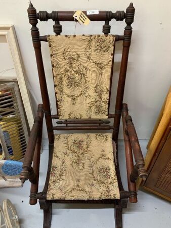 Antique Sprung Timber Dexter Rocker