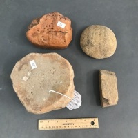 Aboriginal Stone Grinders x 4