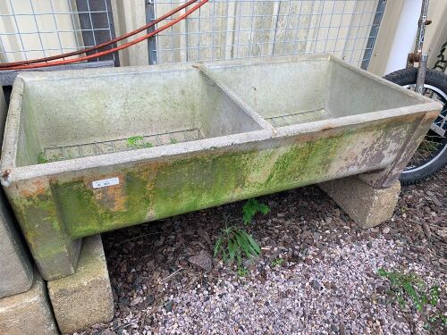 Double Concrete Laundry Trough