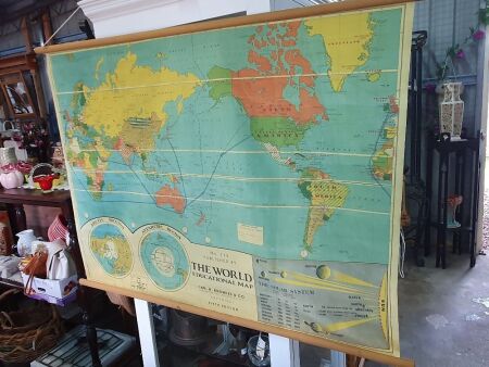 Hanging World Map