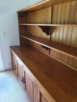 Huge Recycled Pine Wall Unit 4 Doors, 3 Shelves - 3