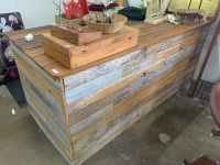 Hardwood Clad Timber Counter/Bench