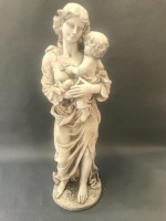 Classical Style Mother & Male Child Statue