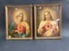 Vintage Framed Jesus and Mary Prints