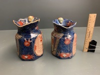 Pair of Graduated Ironstone Style Jugs - 3