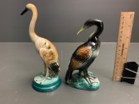 2 German Ceramic Sea / Wading Birds - 2