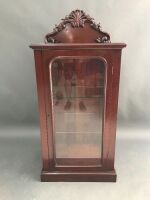 Victorian Mahogany Glazed Display Case