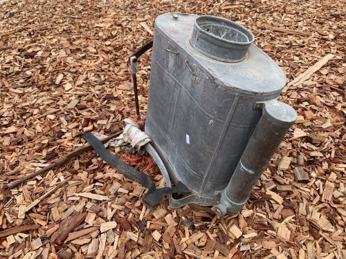 Vintage Metal Backpack Sprayer