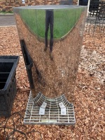 Stainless Steel Water Feature with Submersible Sump and Pump - 2
