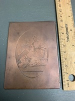 Antique Engraved Copper Armorial Rippon Book Plate c1785-1797 Engraved By Howe, Supplied by B.Whittow & Son