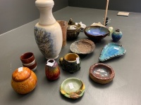 Asstd Lot of Art Pottery Pieces Etc - 2