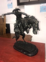 Frederic Remington Bronze - The Bronco Buster