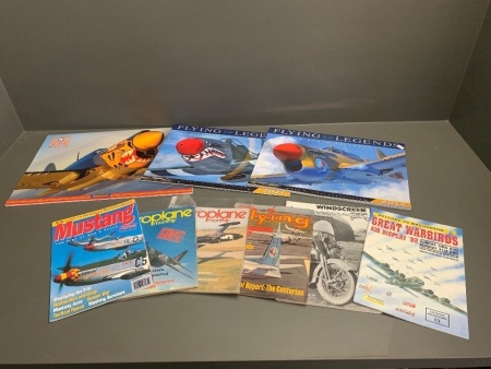Asstd Lot inc 6 x Flying Magazines + 3 Calenders (2013, 2015, 2021) x 3, WW2 themed