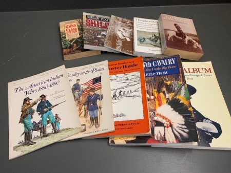 10 Asstd Books on the American Civil War and American West