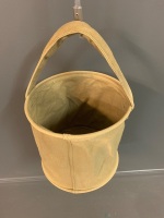 Folding Water Bucket for Willys MB Jeep, US Army, WW2 - Used - 1944 - 4