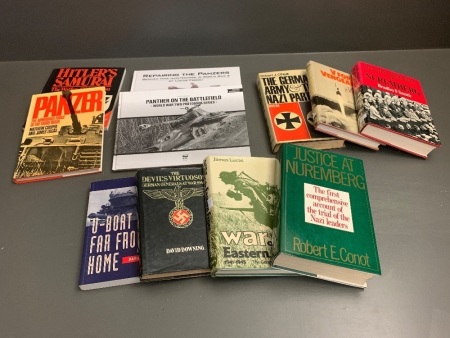 11 Asstd WWII Third Reich Reference Books