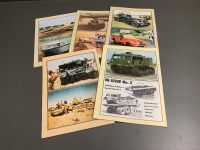 5 x Issues of Wheels & Tracks, The international Review of Military Vehicles Magazine