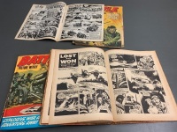 3 x Vintage War & Battle Annuals + 4 x Large Vintage Battle Holiday Special Comics - 3