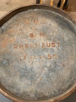 Heavy Galvanised 44 Gallon Drum (empty), Rheem, Australian Army, WW2 - 6
