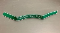 German WW2 Luftwaffe Fallschirm-JÃ¤ger Rgt.1 Cufftitle