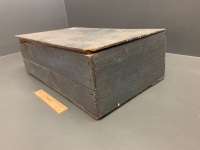 US Navy Sailor's Wooden Box for Personal Effects,Â WW2Â  - 2