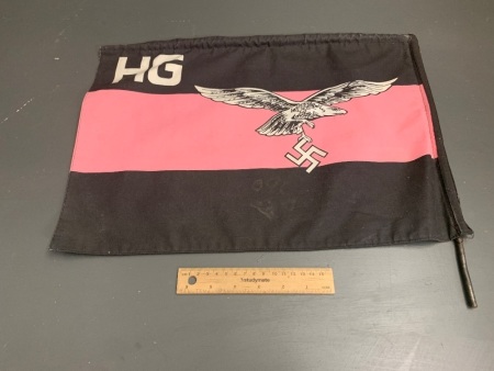 Supposed German WW2 Hermann GÃ¶ring Panzer Division Command Flag