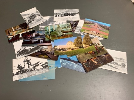 22 Miltary Themed Postcards inc. Pearl Harbour Photos etc.