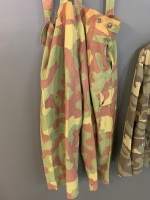 Pair of German WW2 Waffen SS Italian Camo Pattern Pants + Camo Top and 3 Camo Swatches - 3